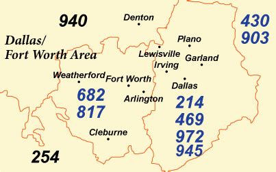 682 area code|682 area code — information, time zone, map